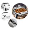 Stainless Steel Roll-Top Chafing Dish Buffet Set, 7.2 L view 3