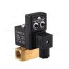 KXIWLUFV Electric Solenoid Drain Valve, AC220V/DC24V, Brass, Timer-Controlled, NPT 24V DN20 view 1