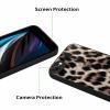 Phoona Phone Lanyard Case for iPhone 7/8 and iPhone SE (2020/2022), 4.7 in, Black Leopard view 2