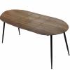 TRISENS Rodrigo Extendable Dining Table, 120–150–180 x 80 cm, Seats 4–10, Oval, Walnut view 2