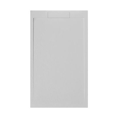 Frascio Vulcano Line Slim Shower Tray 160 x 80 cm, Pearl Gray