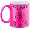 Kiddle-Design Personalized 36th Birthday Mug, Neon Pink view 1