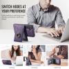 Samsung Galaxy S25 Ultra Leather Wallet Case, MagSafe-Compatible 2-in-1 Magnetic Cover with Stand and Card Holder, Purple view 4