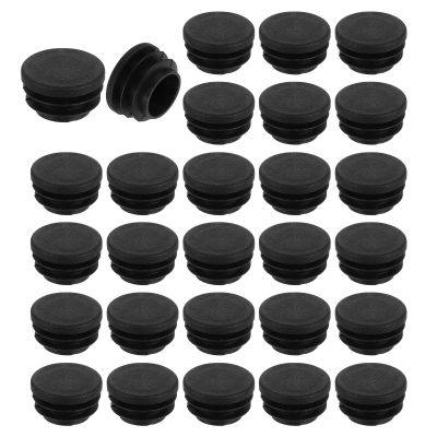 sourcing map Round Plastic End Caps, 25 mm / 0.98 in, 38-Pack