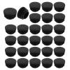 sourcing map Round Plastic End Caps, 25 mm / 0.98 in, 38-Pack view 1
