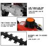 cukoekim 24-Inch Cordless 26cc 2-Stroke Gas-Powered Hedge Trimmer view 4