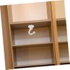 Yardwe 2-Piece Folding Ceiling and Wall Hooks, Zinc Alloy, Heavy-Duty, Easy to Install, for Bathrooms and Outdoors view 3