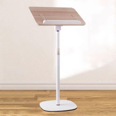 Portable Church Lectern with Adjustable Reading Surface, Black