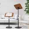 Portable Church Lectern with Adjustable Reading Surface, Black view 2