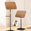 Portable Church Lectern with Adjustable Reading Surface, Black view 4