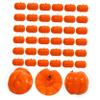 TOPBATHY 7 Sets of Realistic Mini Pumpkin Decorations, 700 Foam Pumpkins view 2