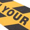 Qusedwey Watch Your Step Floor Sticker, 6 x 24, Warning Sign, Anti-Slip Floor Tape view 2