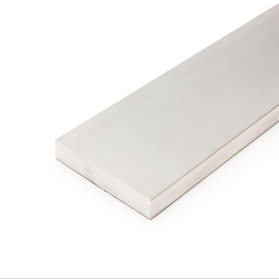 Aluminum Flat Bar 100 x 4 mm EN AW-6060 T66, Cut to 1550 mm