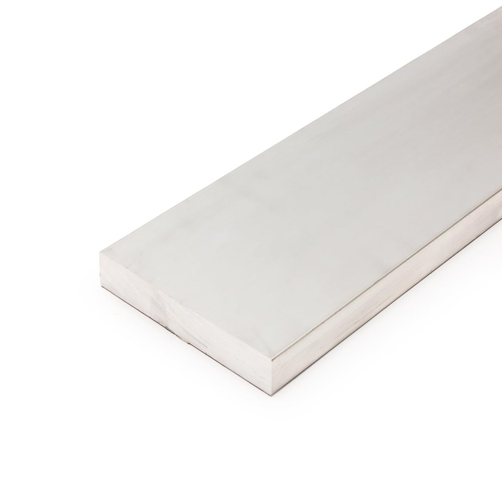 Aluminum Flat Bar 100 x 4 mm EN AW-6060 T66, Cut to 1550 mm