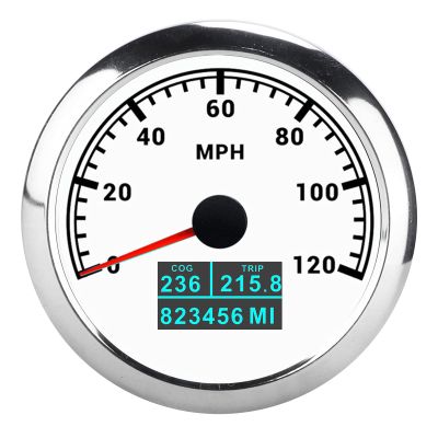 3-in-1 GPS Speedometer, 120 km/h, COG, Trip, Total Miles, IP67