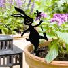 Metal Rabbit Garden Decoration Stake | Metal Bunny view 3