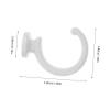 Kisangel Curtain Holdback Wall Hooks, 1 Set, Zinc Alloy with Screws view 2