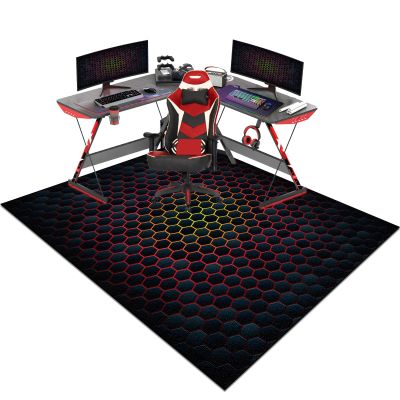 Rectangular Gaming Chair Mat for Hard Floors, 200 x 300 cm