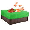 Square Spa Cover for Hot Tub, Waterproof Outdoor Cover, 231 x 231 x 30 cm, Green view 1