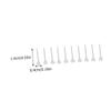 BESPORTBLE 2 Sets of White Plastic Miniature Landscape Fastening Rods, 1,000 Pieces Each view 3