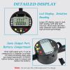 Digital Radius Gauge with 10/20/30/60/100 mm Measuring Jaws, Range: Linear 0–0.5 in (0–13 mm); Radius 0.2–27.5 in (5–700 mm) view 4