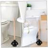 BUGUUYO Reusable Rubber and Wood Toilet Plungers, 2-Pack view 4