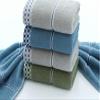 MEKPAM 4-Pack Pinstripe Cotton Hand Towels, Absorbent Thickened Face Towels, Houndstooth Gray view 2