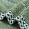 MEKPAM 4-Pack Pinstripe Cotton Hand Towels, Absorbent Thickened Face Towels, Houndstooth Gray view 4