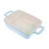MAGICLULU Round Ceramic Baking Tray for Oven, for Preparing Vegetables and Meat view 1