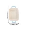 MAGICLULU Round Ceramic Baking Tray for Oven, for Preparing Vegetables and Meat view 2