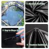 Yopappol Large Pond Liner, 3 x 4 m, 4 x 5 m, 5 x 5 m, 6 x 8 m, HDPE Underlay Sheet, Waterproof Membrane, Reinforced Koi Pond Liner for Garden Ponds, Swimming Pools, Aquaculture and Agriculture (7 x 12 m) view 3