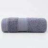 MEKPAM 2-Piece Pure Cotton Hand Towels, Gray view 1