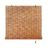 Bamboo Roman Blind 90/100/120/140/160/180 cm Wide, Outdoor Weather-Resistant Reed Shade with Lift, Sun and Privacy Protection (W15) view 1