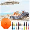 CMJYMX Replacement Patio Umbrella Canopy, Orange, 250 cm, 8 Ribs view 1