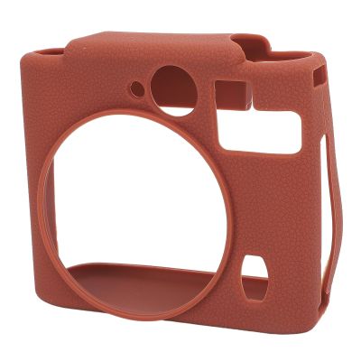 Protective Soft Instant Camera Silicone Cover, Brown