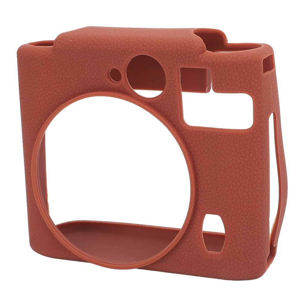 Protective Soft Instant Camera Silicone Cover, Brown