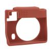 Protective Soft Instant Camera Silicone Cover, Brown view 2