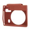 Protective Soft Instant Camera Silicone Cover, Brown view 3