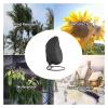 Outdoor Hanging Egg Chair Cover, 115 x 190 cm, Waterproof, with Zipper view 4