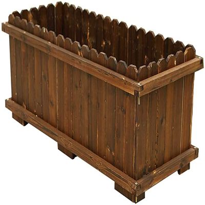 Galvanized Steel Raised Garden Bed Planter Box with Plant Stand