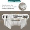 Durable Aluminum Double Curtain Track for Living Room, Bedroom, Bathroom and Room Divider – Ceiling-Mounted Set view 3
