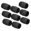 Toyvian Guitar Stand Foot Protectors, 9 Pcs, Rubber, Black view 1