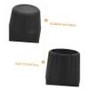 Toyvian Guitar Stand Foot Protectors, 9 Pcs, Rubber, Black view 3