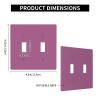 WZYWHJ Decorative Wall Plate, Solid Wine Red, 11.4 x 11.4 cm, Durable and Stylish, for Residential and Commercial Areas view 4