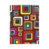 WSHFFILO Warm Printed Flannel Blanket with Colorful Squares, All Seasons view 2