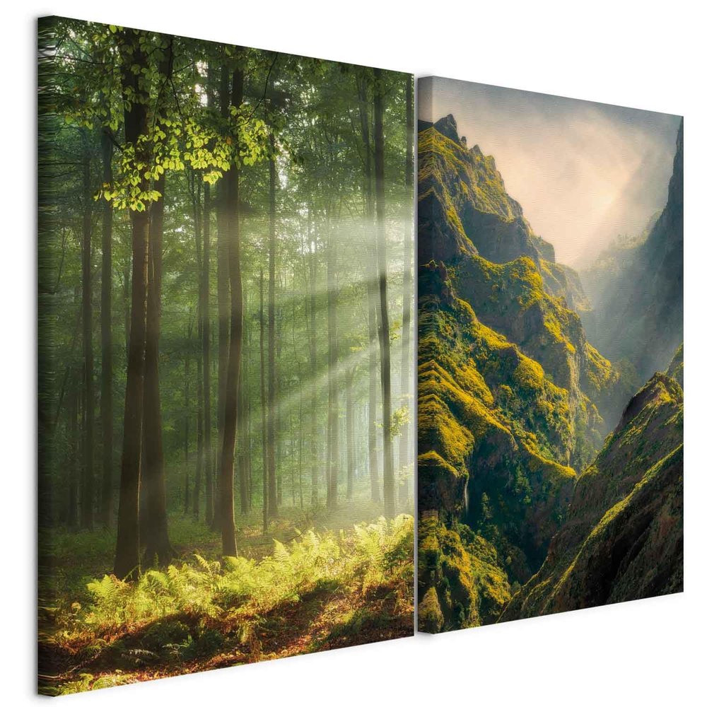 murando Acoustic Wall Art Set, Landscape, 80 x 60 cm, 2-Piece, Bedroom