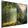 murando Acoustic Wall Art Set, Landscape, 80 x 60 cm, 2-Piece, Bedroom view 1