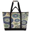 JUMBEAR Large Boho Mandala Cooler Bag, Insulated Food Delivery Bag, Foldable Lunch Bag, Leakproof Tote for Beach, Camping, Picnics & Travel view 1