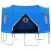 Trampoline Canopy Sun Shade for Round Trampolines, Protective Cover for Parties, Camping & Picnics view 1