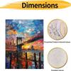 New York Brooklyn Bridge Paint by Numbers Kit for Adults, Framed, 50 x 65 cm view 3